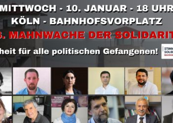 Aufruf zur 116. Mahnwache