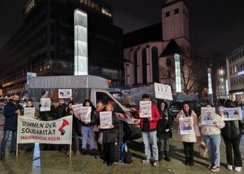 Heute fand unsere 117. Mahnwache statt