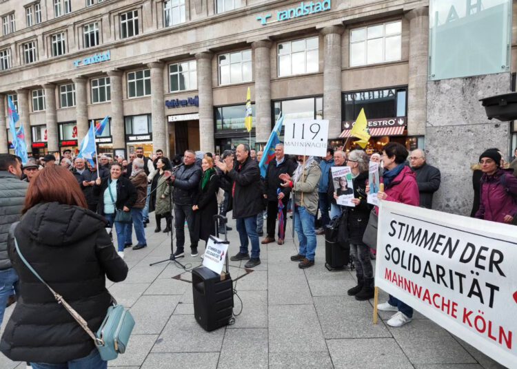 Heute fand unsere 119. Mahnwache statt