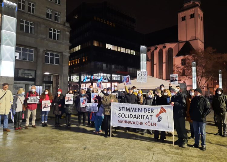 Unsere Mahnwachen im Jahre 2021 (76-90. Mahnwache)