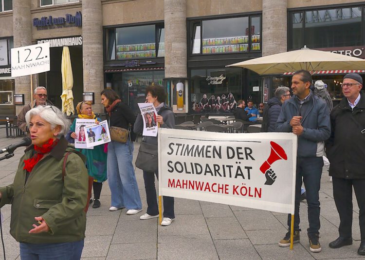 Heute fand unsere 122.Mahnwache statt