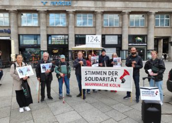 Heute fand unsere 124. Mahnwache statt