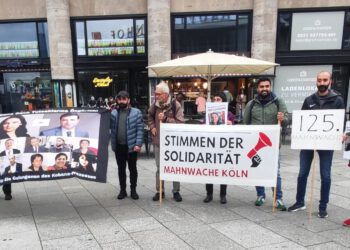 Heute fand unsere 125. Mahnwache statt