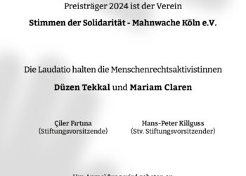 Einladung zur Preisverleihung