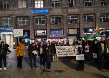 Unsere 127. Mahnwache: Solidarität mit Rojava und Protest gegen Menschenrechtsverletzunge