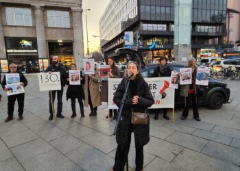 130. Mahnwache für inhaftierte Journalisten