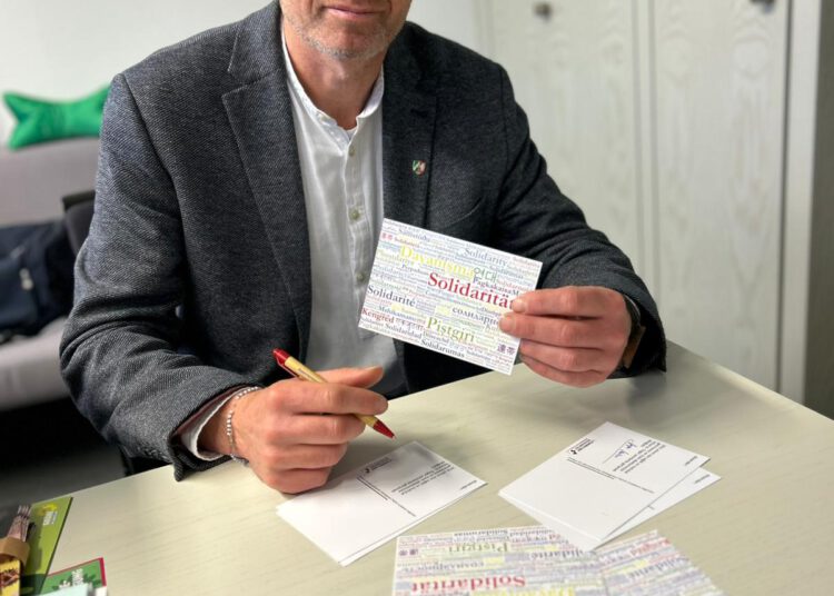 Jede Postkarte zählt. Jede Botschaft setzt ein Zeichen.