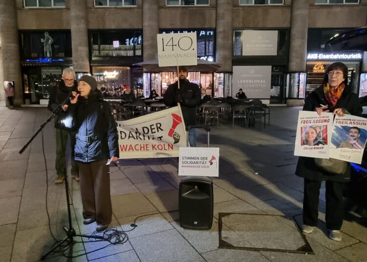 Heute fand unsere 140. Mahnwache statt