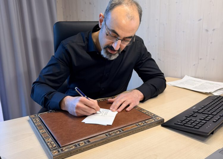 Die Postkarten stehen für Hoffnung