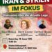 Gesprächsveranstaltung zu Iran und Syrien am 29.Januar