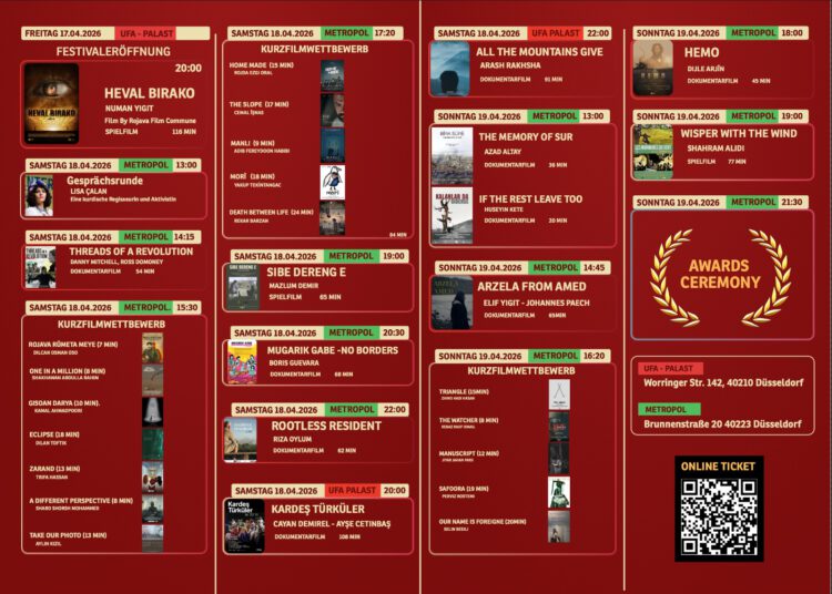 Drittes Kurdisches Filmfestival Düsseldorf startet